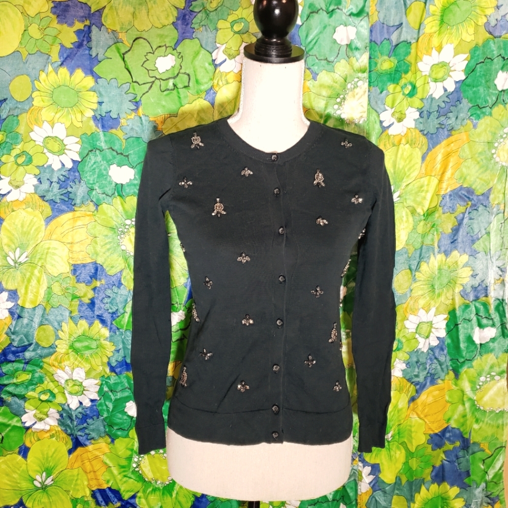 Loft embellished cardigan